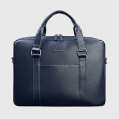 A leather bag for a laptop and documents is an indispensable accessory for a successful business personA business bag made of natural leather Krust. This leather has a smooth surface with a slight glossy sheen.Inside there is a strong textile lining.The leather bag has a compartment for a laptop, which is fixed with a button. There is also an additional zippered pocket for documents and two small pockets for small items. Another zippered pocket is located on the outside.The laptop bag has a remo Bag For Laptop, Stylish Leather Bags, Modern Gentleman, Mens Leather Bag, Business Bag, Successful Business, Leather Pieces, Backpack Purse, Classic Man