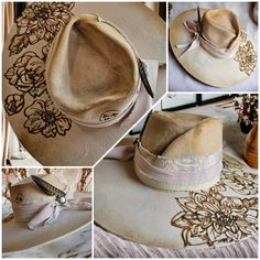 Cashmere/Wool Blend- This Elegant Hat Blends The Serenity Of A Cream Base With A Delicate Cascade Of Intricate Flowers. It's A Timeless Piece That Embodies Grace And Understated Beauty, Perfect For Adding A Touch Of Sophistication To Any Outfit. Country Accessories, Elegant Hat, Accessories Blue, Cream Base, Elegant Hats, Cashmere Wool, Timeless Pieces, Wool Blend, Cashmere