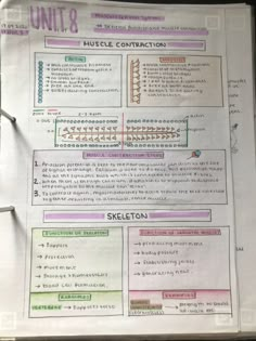 a piece of paper with instructions on how to use the unit 8 function in science