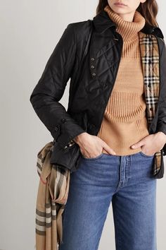 BURBERRY Quilted shell jacket