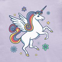 an image of a unicorn with wings and flowers