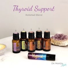 Frankincense Essential Oil Benefits, Rollerball Recipes, Essential Oils For Thyroid, Doterra Recipes, Roller Blends, Myrrh Essential Oil