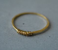 Free shipping, delicate gold ring, 14k gold simple ring, wedding ring, engagement ring, stackable ri Delicate Gold Ring, Interlocking Ring, Gold Rings Simple, Gold Rings Stackable, Solid Gold Ring, Box Handmade, Etsy Gold Ring, Jewelry Lookbook, Ring Minimalist