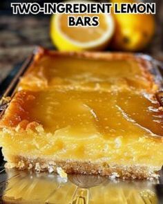 Two-Ingredient Lemon Bars Classic Lemon Bars, Lemon Pie Filling, Angel Food Cake Mix Recipes, Lemon Bars Recipe, Two Ingredient, Light Cakes, Bar Cookies, Lemon Pie, Lemon Bars