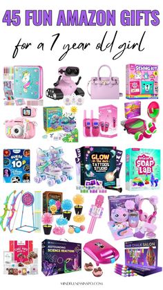 Explore the most exciting gifts for 6-8 year old girls on Amazon this year. Find toys and treasures that inspire joy and creativity. Gift guide for girls 6-8 | Creative birthday gifts for kids | Christmas gift ideas for girls 6-8 | Christmas gifts for daughter | Birthday gifts for little sister | Christmas gift ideas for younger sister | Christmas gift ideas for grandkids | Fun Christmas gift ideas for kids | Christmas gift ideas for niece for kids | Holiday gift guides Best Gifts For 7 Year Girl, Presents For 7 Year Girl, Best Toys For 4 Year Girl, Christmas Gifts For Girls 9-10, Christmas Gift Ideas For Girls 8-10, Christmas Gifts For 10 Year Girl, Gift Ideas For 10 Year Girl