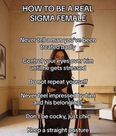 Real Sigma, High Quality Woman, Psychological Facts Interesting, Act Like A Lady