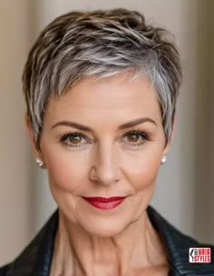 Short Grey Hair Over 50 Modern Haircuts, Pixie Cut For Oval Face, Short Pixie Bob Haircuts, Short Pixie Bob, Textured Pixie, Shaggy Pixie, Short Hair Back, Short Sassy Haircuts