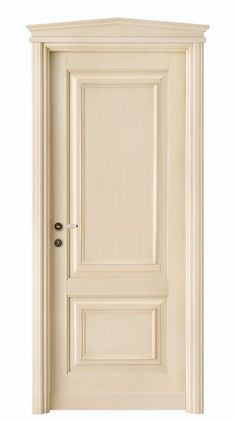 an open door on a white background with no one in the room to see it