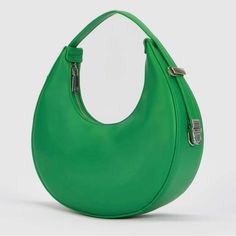 Green ,Magnetic,Plain,Fashionable Hobo Bag ,Small,100% Polyurethane,Pu Leather Green Hobo Bag With Zipper Closure For On-the-go, Modern Hobo Bag With Zipper Closure For Errands, Trendy Green Hobo Bag With Zipper Pocket, Versatile Green Hobo Bag With Zipper Closure, Chic Green Hobo Bag With Zipper Closure, Versatile Hobo Bag With Zipper Closure For Shopping, Green Hobo Bag With Zipper Closure, Trendy Green Hobo Bag With Zipper Closure, Trendy Green Hobo Bag With Zipper