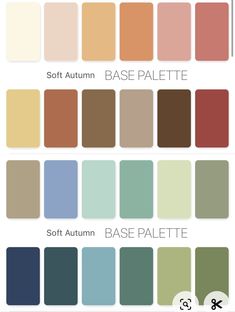 Rory Gilmore Color Palette, Soft Autumn Yellow, Soft Autumn Color Combinations, Autumn Soft, Autumn Palette, Fall Palette