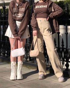 Brown Aesthetic Outfit, Yoongi Jungkook, Outfit Brown, Friend Outfits, Swaggy Outfits, Teenage Fashion Outfits