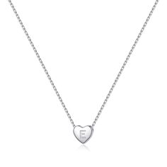 PRICES MAY VARY. GIRL NECKLACES SIZE: 16" with 2" extender, this tiny initila heart necklace can go with anything, casual, fancy, work. MATERIAL: The gilr necklace is made of S925 sterling silver, lead free and nickel free, hypoallergenic,no harm to skin. HEART INITIAL NECKLACE: A initial necklace is good necklace gift let her know she's always connected to you just like these letter name. When she wears this necklace she'll have a reminder of her strength and that you are always there for her. Necklaces For Girls, Toddler Necklace, Valentine Gifts For Girls, Girls Necklace, Girls Heart, Initial Necklaces, Sterling Silver Initial, Gold Necklace Women