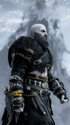 Kratos Gow 3, Wallpaper Kratos, Kratos Wallpapers, Kratos Wallpaper, Kratos Art, Gow 4, 4k Portrait Wallpaper, Wallpapers God, Scandinavian Tattoo