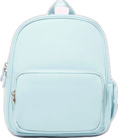 Light Blue Travel Backpack, Light Blue Backpack For Back To School, Light Blue Backpack With Zipper For Everyday Use, Light Blue Travel Bags For Back To School, Blue Nylon Backpack For On-the-go, Light Blue Nylon Travel Bag, Blue Backpack With Removable Pouch, Stoney Clover Lane, Stoney Clover