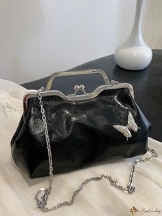 Bird in Bag - Elegant Women's Butterfly Shoulder Bag Trendy Clutch Bag, Casual Satchel Party Bag, Casual Party Satchel Bag, Casual Party Bag With Detachable Strap, Casual Handheld Bags For Party, Casual Party Bags With Large Capacity, Casual Evening Tote Bag, Casual Handheld Party Bags, Casual Evening Bag With Detachable Handle