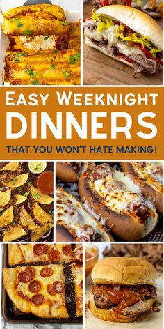 easy weeknight dinner ideas that you won't hate making