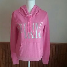 Brand New Pink Victoria Secret Pink Hoodie Size Small. Ordered Online But Never Worn. Comes From My Smoke Free And Pet Free Home. Item Washed Once Per Care Label. Silver Long Sleeve Sweatshirt For Winter, Silver Long Sleeve Hoodie For Winter, Silver Long Sleeve Hoodie For Fall, Silver Hoodie For Winter, Silver Hoodie For Winter Streetwear, Silver Casual Hoodie For Winter, Silver Casual Winter Hoodie, Silver Hooded Hoodie For Fall, Silver Long Sleeve Hoodie For Streetwear