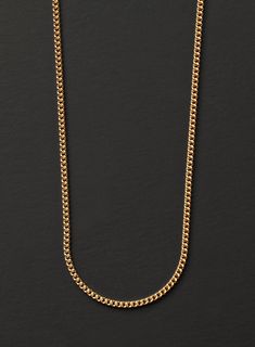 Gold Curb Chain Necklace for Men — WE ARE ALL SMITH: Men's Jewelry & Clothing. Mens Diamond Stud Earrings, Mens Gold Chain Necklace, Gold Necklace For Men, Men Chain, Minimalist Chain, Gold Curb Chain, Chain Necklace For Men, Chain For Men, Mens Gold Jewelry