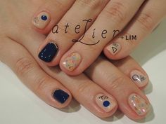 まる、さんかく Silly Nails, Nail Drawing, Korean Jewelry, Cute Nail Art, Funky Nails, Less Is More, Beauty Nails, How To Do Nails, Pretty Nails