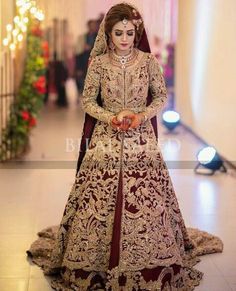 Anarkali With Lehenga, Kashee's Bridal Dresses, Wadding Dress, Barat Dress, Pakistani Bridal Couture, Asian Wedding Dress Pakistani, Dior Atelier, Red Bridal Dress, Latest Bridal Lehenga