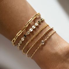 Bracelets Beaded, Link Chain Bracelet, Gold Earrings Designs, Silver Jewelry Fashion, Stackable Bracelets, Dainty Bracelets, Gold Bracelet Chain, Online Jewelry Store, Fashion Accessories Jewelry