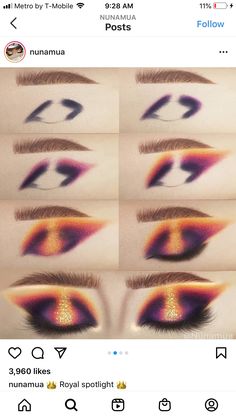 Gradation Make Up, Amazing Eye Makeup, Drag Eye Makeup, Artistic Eye Makeup, Rainbow Makeup Looks, Festival Make Up, Drag Make-up, Makeup Pictorial, Cute Eye Makeup