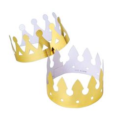 King Crown Images, Mardi Gras Hats, Gold Crowns, Wholesale Hats, Crown Party, Gold Foil Paper, Paper Crowns, Golden Birthday, Black Balloons