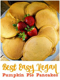 the best easy vegan pumpkin pie pancakes