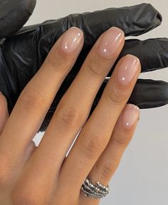 Minimal Nails Art, Gel Mani, Minimal Nails, Basic Nails, Casual Nails, Nails Manicure, Neutral Nails, Clean Nails