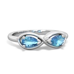 This infinity ring features a pear-cut blue topaz and . Set in timeless 14K White Gold, it can become a keepsake to be handed down from generation to generation. "To see a world in a grain of sand and heaven in a wild flower, hold infinity in the palm of your hand and eternity in an hour." -William Blake. London Topaz, Blue Topaz Jewelry, William Blake, Topaz Jewelry, Grain Of Sand, Infinity Ring, Wild Flower, The Palm, Pear Cut