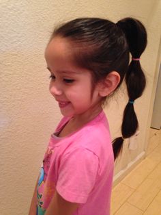 Jasmine inspired-ponytail with rubberbands Kid Hair, Kids Hairstyles, Hair Wrap, Drop Earrings, Hair, Beauty