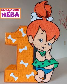 Piñata de Pebbles Picapiedra Pebbles Piñata, Piñata Ideas, Birthday Post Instagram