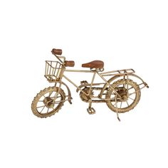 an old fashioned bicycle is shown against a white background