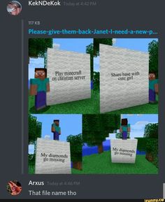 the minecraft meme has been created to look like an image