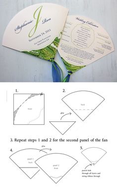 the instructions for how to make an origami fan that looks like a flower