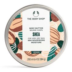 The Body Shop Body Butter, Shea Butter Body Butter, Body Shop Skincare, Body Shop Body Butter, Skincare Sale, Babassu Oil, Shea Body Butter, Theobroma Cacao, Manicure Y Pedicure