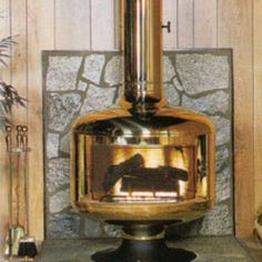 Malm 32 Fire Drum 2 Freestanding Wood Burning Fireplace with Screen Mid Century Modern Fireplace, Malm Fireplace, Standing Fireplace, Brass Fireplace, Fireplace Heat, Metal Fireplace, Porcelain Black, Freestanding Fireplace, Custom Fireplace