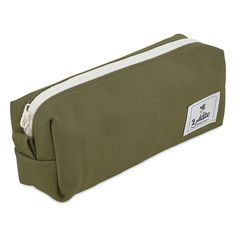 Inspired by the shape of a small sailboat  the Luddite Boat Pen Pouch is made of sturdy  durable canvas. With its special shape in a single compartment design  this classic pouch has a large storage capacity. The Japanese-designed pouch is complete with a top zipper closure. - Luddite Canvas Box Pen Case - Khaki Green Practical Rectangular Pouch With Zipper, Practical Rectangular Pouch With Zipper Closure, Canvas Pencil Case With Zipper For Everyday Use, Travel Canvas Pencil Case With Zipper Pouch, Canvas Pencil Case With Zipper For Travel, Travel Canvas Pencil Case With Zipper, Rectangular Canvas Travel Pencil Case, Everyday Rectangular Canvas Pencil Case, Green Pencil Case