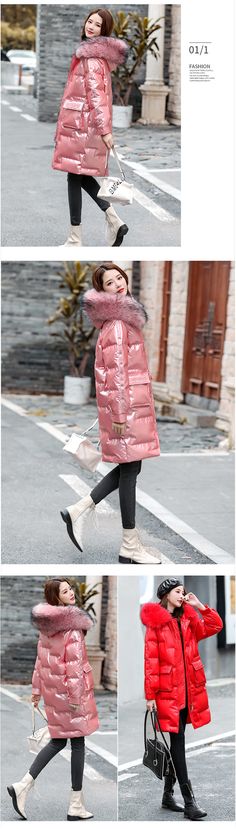 Long Sleeve Parka With Detachable Hood For Cold Weather, Winter Puffer Jacket With Detachable Hood, Winter Puffer Jacket With Drawstring Hood, Cold Weather Parka With Zipper Closure, Cold Weather Long Sleeve Parka With Zipper, Pink Hooded Parka With Detachable Hood, Winter Parka With Zipper Closure, Pink Hooded Jacket With Pockets For Winter, Pink Winter Outerwear With Detachable Hood