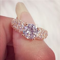 100% Brand New /18k Rose Gold Filled /Cubic Zirconia Diamond Ring/Very Bright Look Like Real Diamond Rings/ 100%Lead And Nickel Free .Will Not Tarnish Or Fade/High Quality Low Price Fast Shipping /Available Size:5/6/7/8/9/10 Exquisite Rose Gold Diamond Ring With Vvs Clarity, Fine Jewelry Rose Gold Diamond Ring With Vs Clarity, Rose Gold Diamond Ring Fine Jewelry, Exquisite Rose Gold Diamond Ring With Brilliant Cut, Exquisite Rose Gold Brilliant Cut Diamond Ring, Elegant Pink Gold Diamond Ring With Accents, Rose Gold Round Cut Diamond Ring With Pave Setting, Elegant Pink Gold Diamond Ring With Prong Setting, Exquisite Rose Gold Diamond Ring