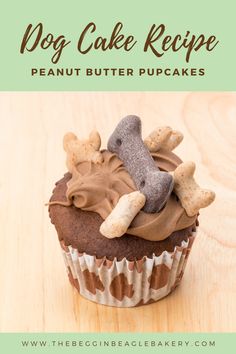 🎂🐾 Treat your furry friend to something special with our delicious Peanut Butter Pupcakes! Made with all-natural ingredients and topped with a peanut butter frosting, these pupcakes are the perfect way to spoil your dog with a tasty, tail-wagging treat. Ready to treat your dog to some yummy goodness? Visit Beggin Beagle Bakery for more delicious recipes! Cake Recipes Peanut Butter, Dog Cake Frosting Recipe, Dog Cake Recipe Peanut Butter, Recipes Peanut Butter, Doggie Treats, Cake Frosting Recipe, Tail Wagging