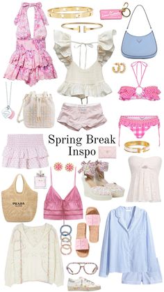 Cute Clothes Collage, Crochet Swimsuit Top, Outfits For Mexico, Preppy Summer Outfits, Outfit Collage, Casual Preppy Outfits, Trendy Summer Outfits, Cute Preppy Outfits, Clothes And Accessories