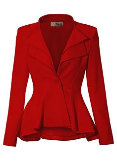 Our Double Notch Lapel office blazer is versatile and casual suitable for work or every day. Designed to be worn all year round. Solid Blazer For Office In Fall, Solid Color Fall Blazer For Office, Fall Office Blazer, Solid Sport Coat For Office In Fall, Winter Professional Sport Coat For Office, Red Blazer For Office Wear In Fall, Red Fall Office Wear Blazer, Fitted Solid Sport Coat For Office, Office Wear Single-breasted Sport Coat