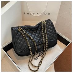 Product information:Color: black, brown, brownMaterial: PUPopular elements: rhombus, chainLining texture: polyesterBag shape: horizontal square typeOpening method: magnetic buckleInside the bag: structural zipper pocketPattern: plainSize Information:Size: 32*20*10CMPacking list: 1*crossbody bag Diamond Chain, Pocket Pattern, Coffee Colour, Chain Bag, New Handbags, Chain Bags, Bag Tags, Colored Diamonds, Fashion Bags