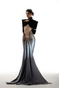 Detail Couture, Fashion Inspiration Design, Fashion Design Sketches, Glam Dresses, Tailored Suits, Dress Set, Fantasy Fashion, Mode Inspiration, Fashion Sketches