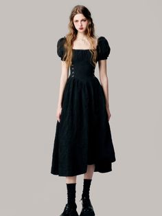 Material: Polyester100%   Size: XSSM   Model: 172cm Wears size S Fairy Long Dress, Angel Dress, Dark Outfits, Fashion Attire, Closet Fashion, Western Outfits, Womens Maxi Dresses, Gothic Fashion, Dresses Xs