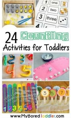 24 counting activities for toddlers