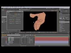 an animated hand is shown on the screen in this video, it appears to be pointing at