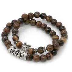 Dual Bracelets. Can Be Worn Individually. One Size Fits All. Handmade Jewelry Bracelets, Bracelet Design, Brown Silver, Womens Jewelry Bracelets, One Size Fits All, Jewelry Bracelets, Handmade Jewelry, Women Jewelry, Bracelet