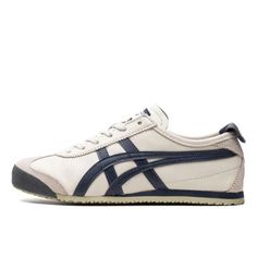 Pointure conseillée : Le modèle Onitsuka Tiger Mexico 66 Birch Peacoat taille petit, l'équipe Limited Resell vous recommande de prendre une taille au dessus de votre pointure habituelle.  Date de sortie : Aout 2023  SKU :1183C102-200  Coloris : BIRCH/PEACOAT Asics Onitsuka, Onitsuka Tiger, 1 2 3, Mexico